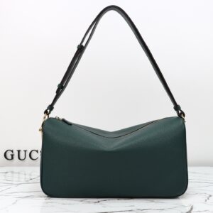 Gucci 862530 Dark Green Leather Bag