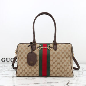 Gucci 866734 Apricot Canvas Bag