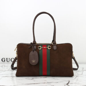 Gucci Leather Bag 866734 – Brown Distressed Finish