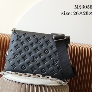 Louis Vuitton Coussin Small Black Lambskin Shoulder Bag