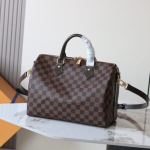 Louis Vuitton Speedy Bandouliere 30 Damier Ebene Handbag