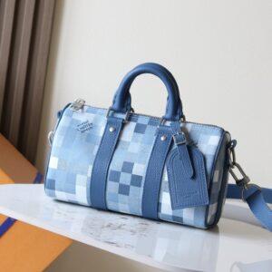 Louis Vuitton Keepall Bandoulière 25 Damoflage Canvas Bag