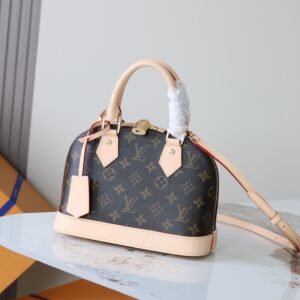 Louis Vuitton Alma BB Handbag in Damier Ebene Canvas