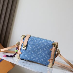 Louis Vuitton Side Trunk Medium Bag in Denim Rendez-Vous