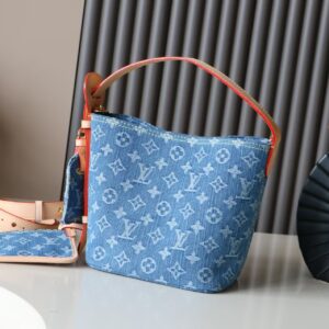 Louis Vuitton All In BB Denim Handbag – Blue