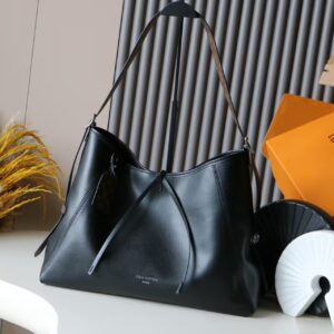 Louis Vuitton CarryAll Dark Medium Handbag in Black