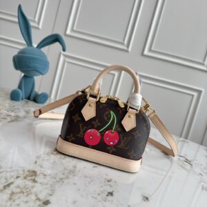 Louis Vuitton x Takashi Murakami Nano Alma Handbag