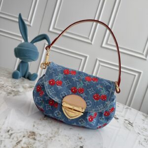 Louis Vuitton Sunset Handbag in Monogram Cherry Denim