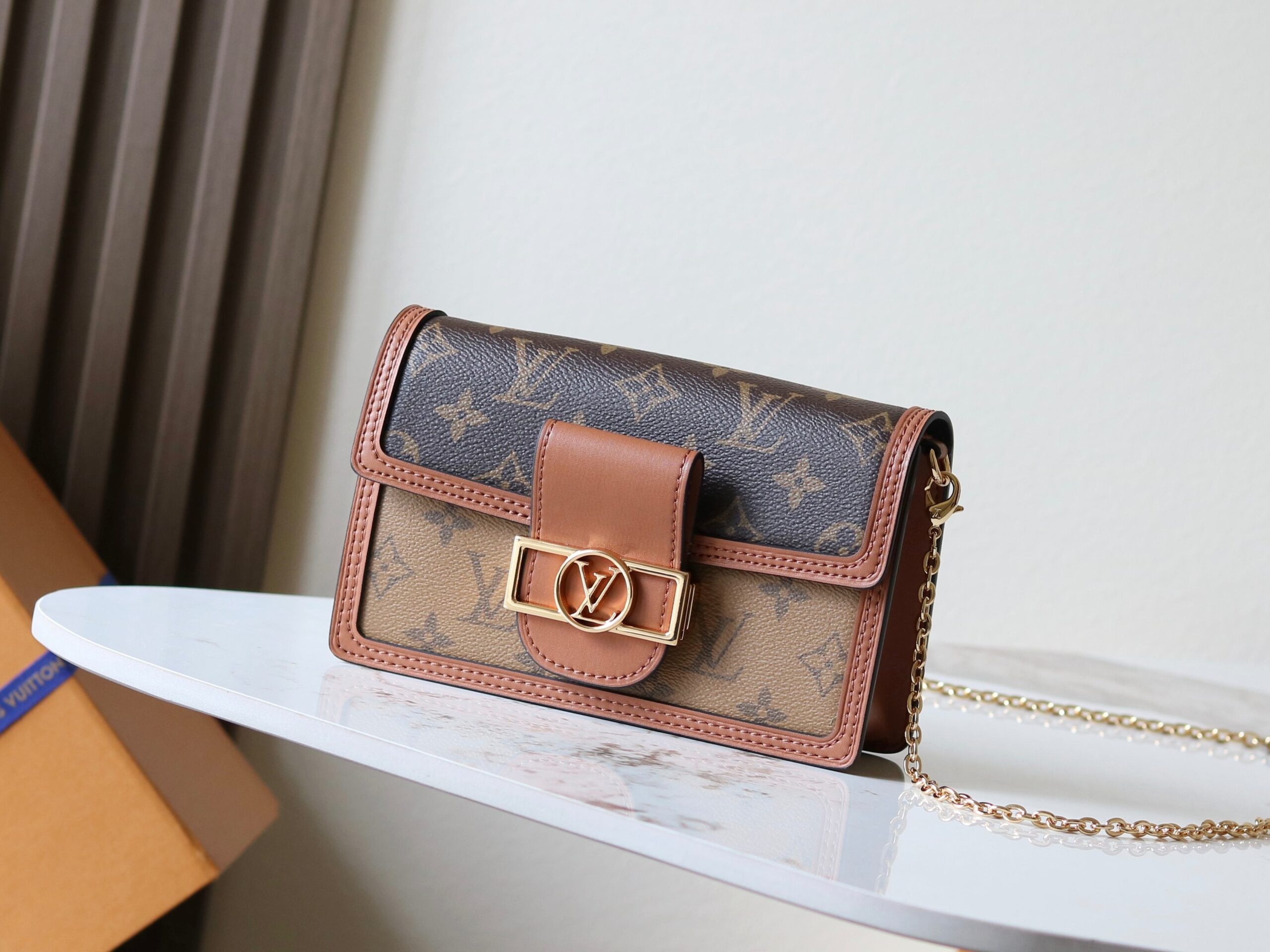 Dauphine Chain Crossbody Bag M68746