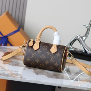 Louis Vuitton Nano Speedy Monogram Crossbody Bag M81085