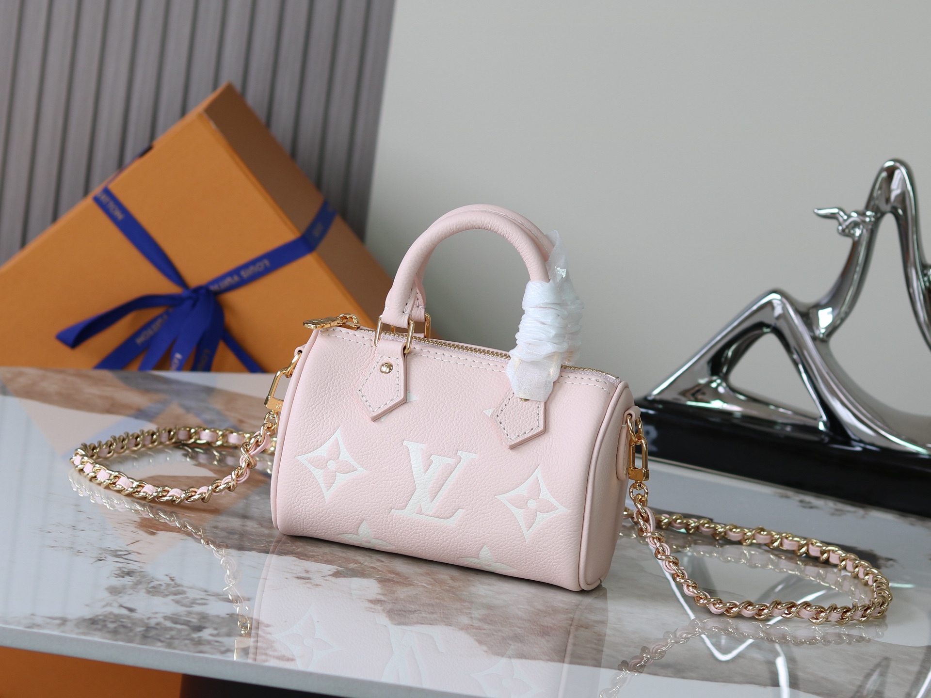 Louis Vuitton Nano Speedy Handbag