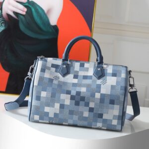 Louis Vuitton Speedy 30 Handbag in Damoflage Canvas