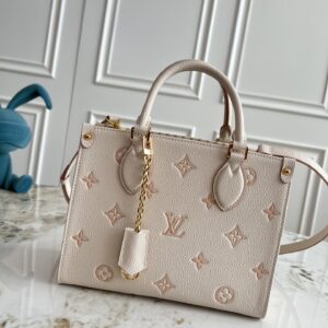 Louis Vuitton OnTheGo Small Tote Bag in Monogram Empreinte Leather