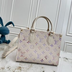 Louis Vuitton OnTheGo Small Tote Bag in Monogram Empreinte Leather