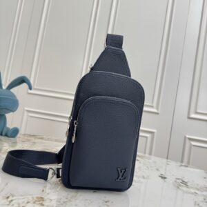 Louis Vuitton Avenue Sling Bag PM in Blue Leather