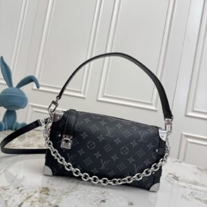 Louis Vuitton Side Trunk East West Bag in Monogram Eclipse Canvas