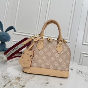 Louis Vuitton Alma BB Catogram Canvas Handbag M25728