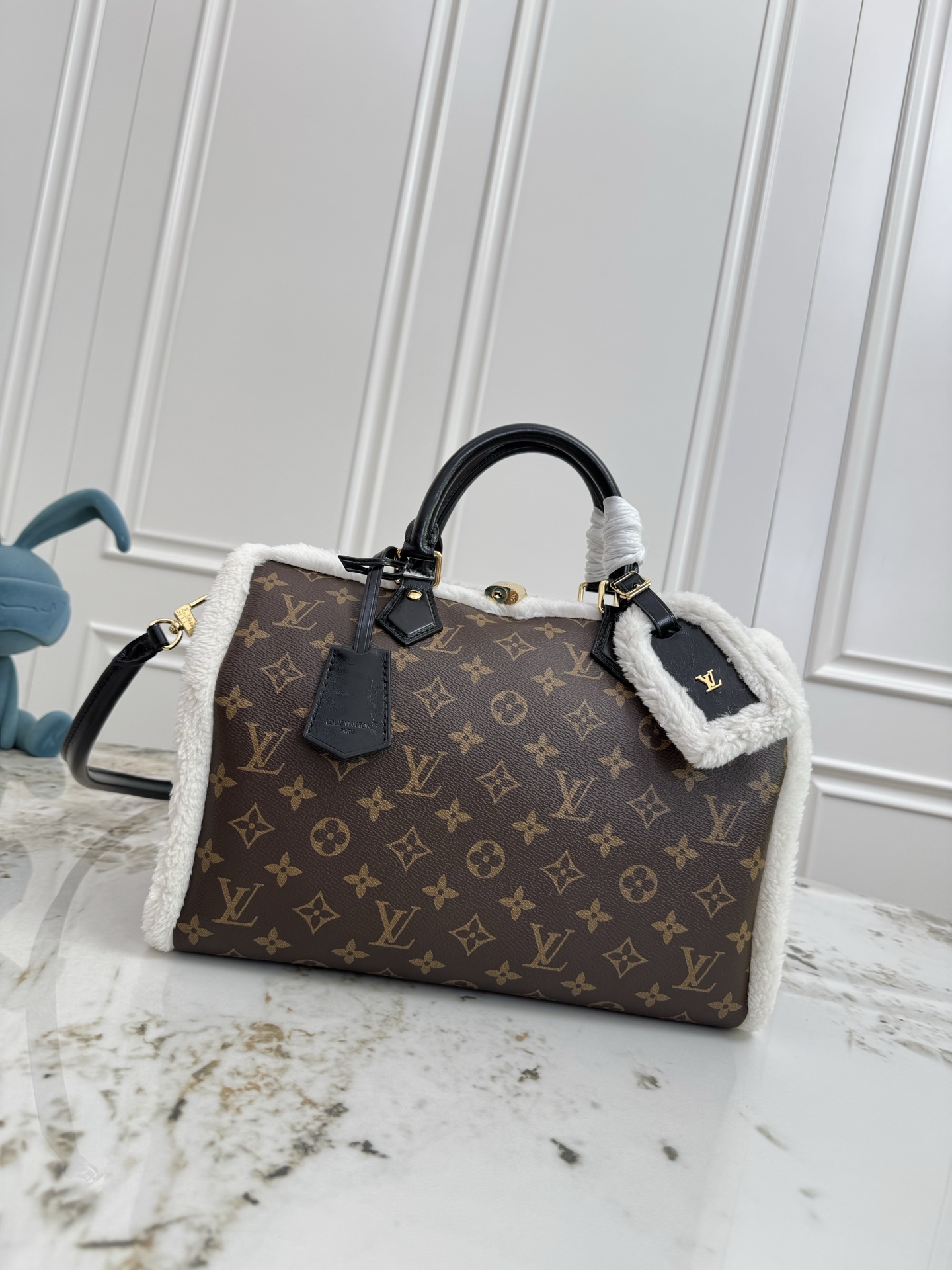 Louis Vuitton Speedy Soft 30 Teddy Handbag