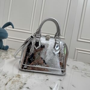 Louis Vuitton Alma BB Handbag in Monogram Miroir Copper