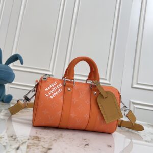 Louis Vuitton Keepall Bandouliere 25 Travel Bag in Monogram Surfin Canvas
