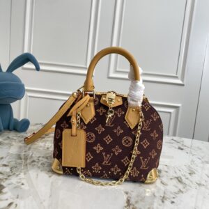 Louis Vuitton Alma Trunk BB Monogram Origine Canvas Handbag
