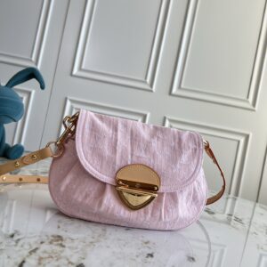 Louis Vuitton Sunset Handbag M13347 in Pink Monogram Denim