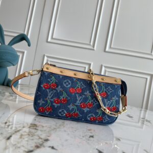 Louis Vuitton Pochette Accessoires M13994 Cherry Monogram Shoulder Bag