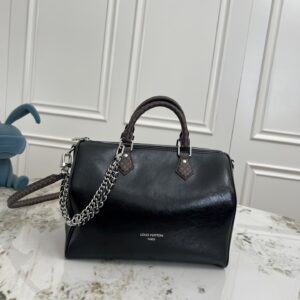 Louis Vuitton Speedy Soft 30 Handbag M29419 in Black