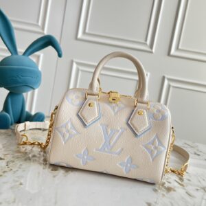 Louis Vuitton Speedy Bandouliere 20 Handbag in Monogram Empreinte Leather