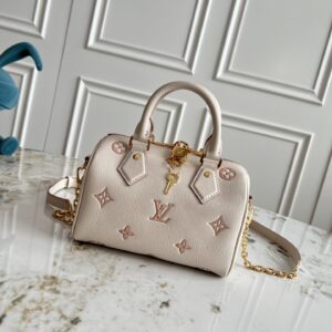 Louis Vuitton Speedy Bandouliere 20 Handbag in Monogram Empreinte Leather