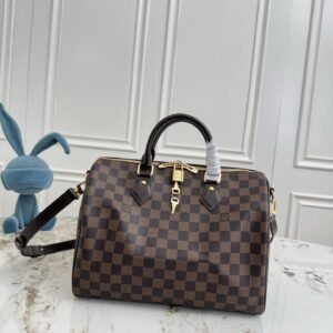 Speedy Bandoulière 30 Handbag in Damier Ebene Canvas