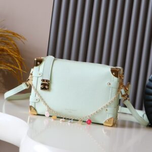 Louis Vuitton Side Trunk Small Crossbody Bag in Light Green