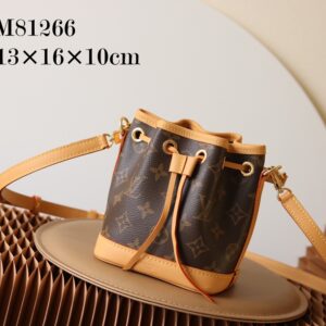 Louis Vuitton Nano Noé M81266 Monogram Crossbody Bag