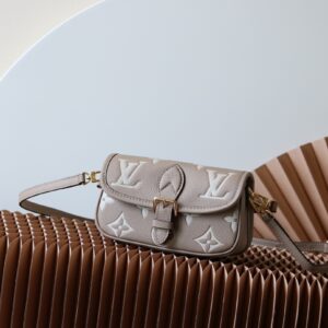 Louis Vuitton Nano Diane Crossbody Bag in Empreinte Leather