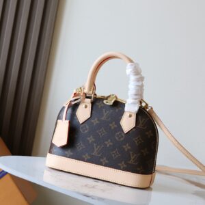 Louis Vuitton Alma BB Handbag in Damier Ebene Canvas