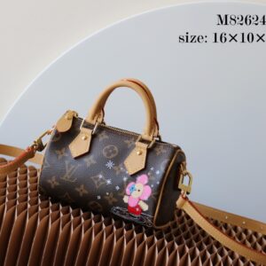 Louis Vuitton Nano Speedy Handbag M82624 M81085