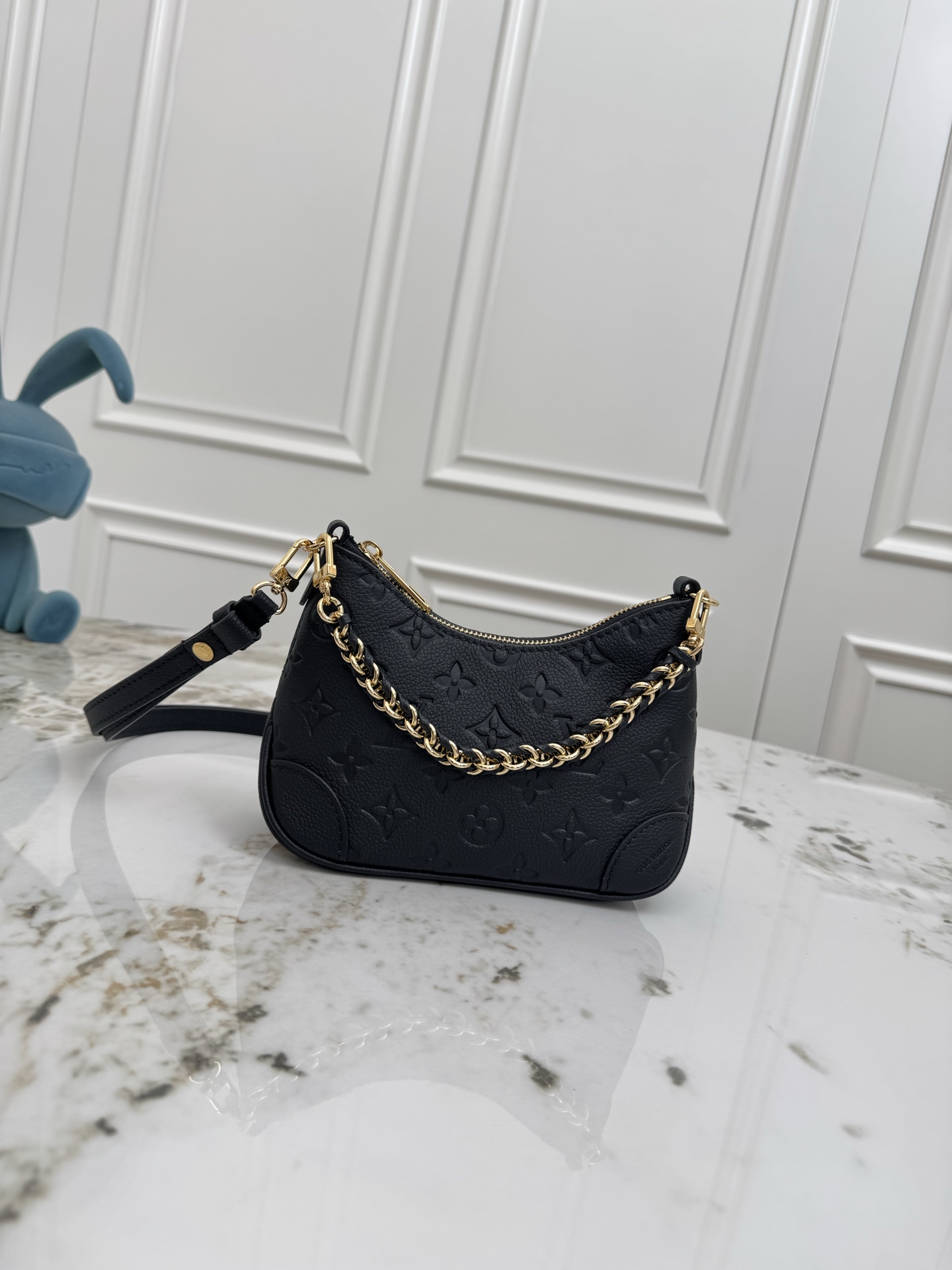 Louis Vuitton Nano Boulogne Monogram Empreinte Leather Crossbody Bag