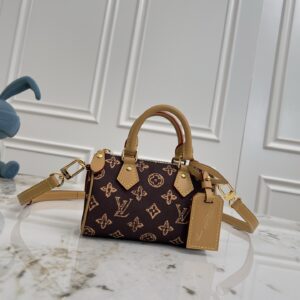 Louis Vuitton Nano Speedy Monogram Canvas Crossbody Bag