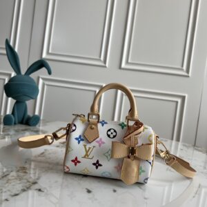 Louis Vuitton Nano Speedy Handbag, LV x Takashi Murakami