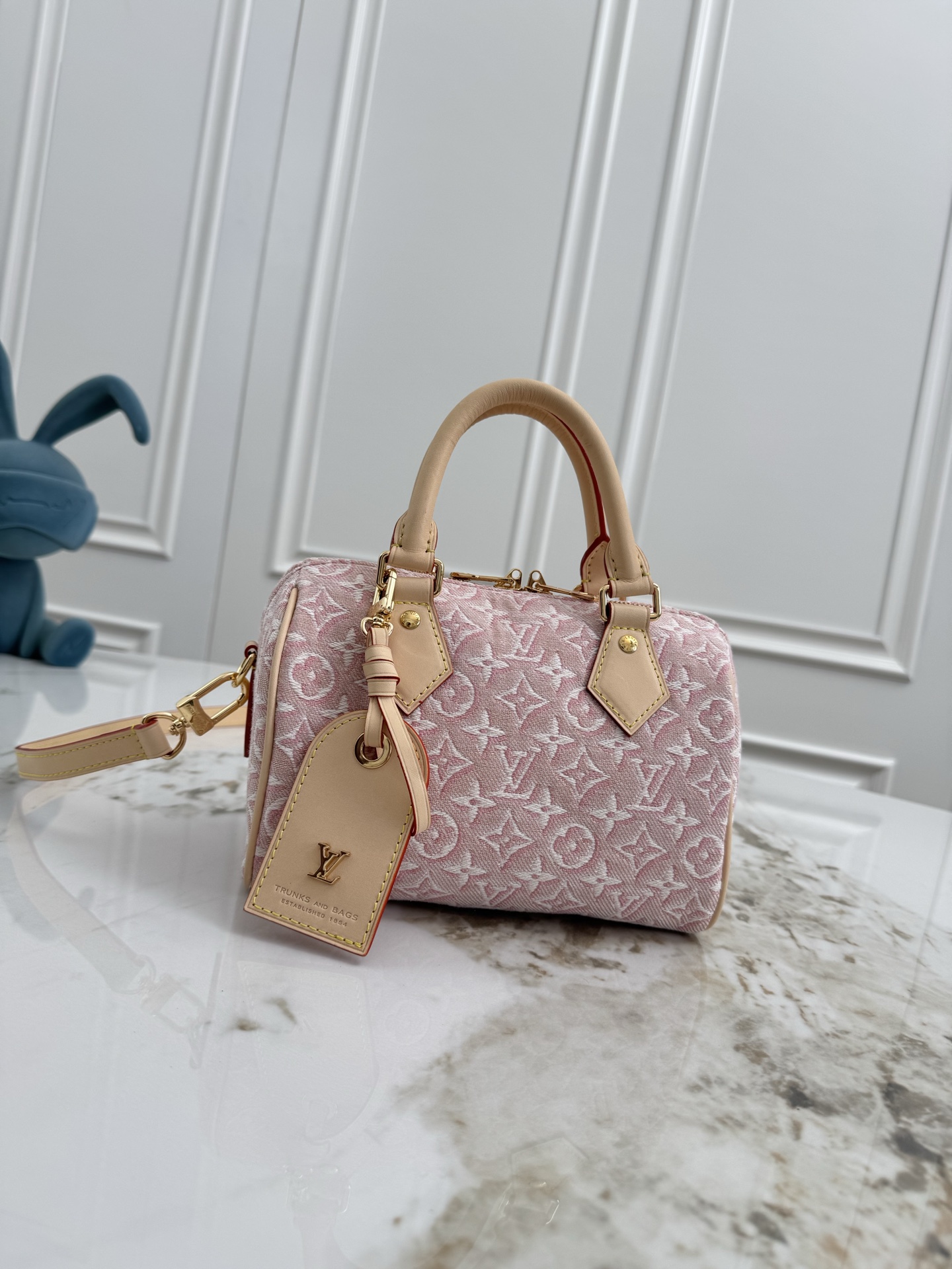 Louis Vuitton Speedy Bandoulière 20 Monogram Emblème Crossbody Bag