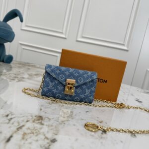 Louis Vuitton Pouch Metis Denim Crossbody Bag