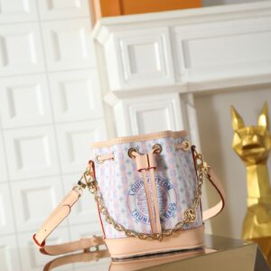 Louis Vuitton Nano Noé LV Stamp Canvas Crossbody Bag M29029