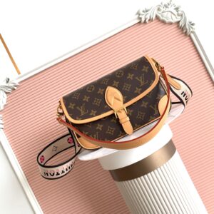 Louis Vuitton Diane Crossbody Bag in Black Monogram Canvas