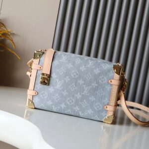 Louis Vuitton Side Trunk M13285 Medium Denim Shoulder Bag
