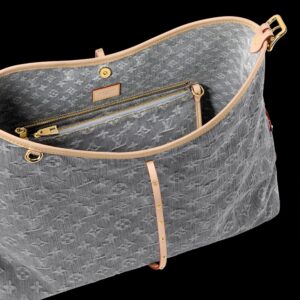 Louis Vuitton CarryAll Medium Monogram Denim Handbag