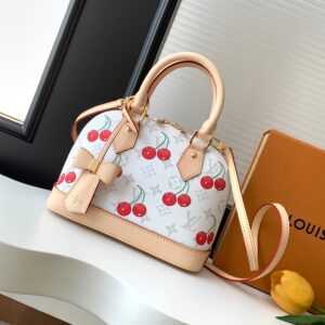 Louis Vuitton Alma BB Handbag, Louis Vuitton x Murakami Cherry Collection, M14234