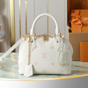 Louis Vuitton Alma BB Handbag M27574 in Pink Monogram Leather