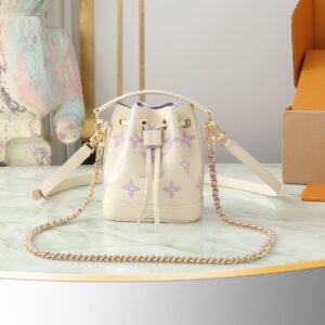 Louis Vuitton Nano Noé Mini Bucket Bag in Monogram Empreinte Leather