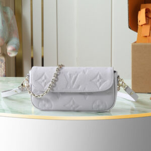 Louis Vuitton Wallet on Chain Ivy in Purple Monogram Empreinte Leather