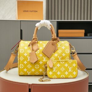 Louis Vuitton Speedy P9 Bandoulière 25 Monogram Leather Crossbody Bag